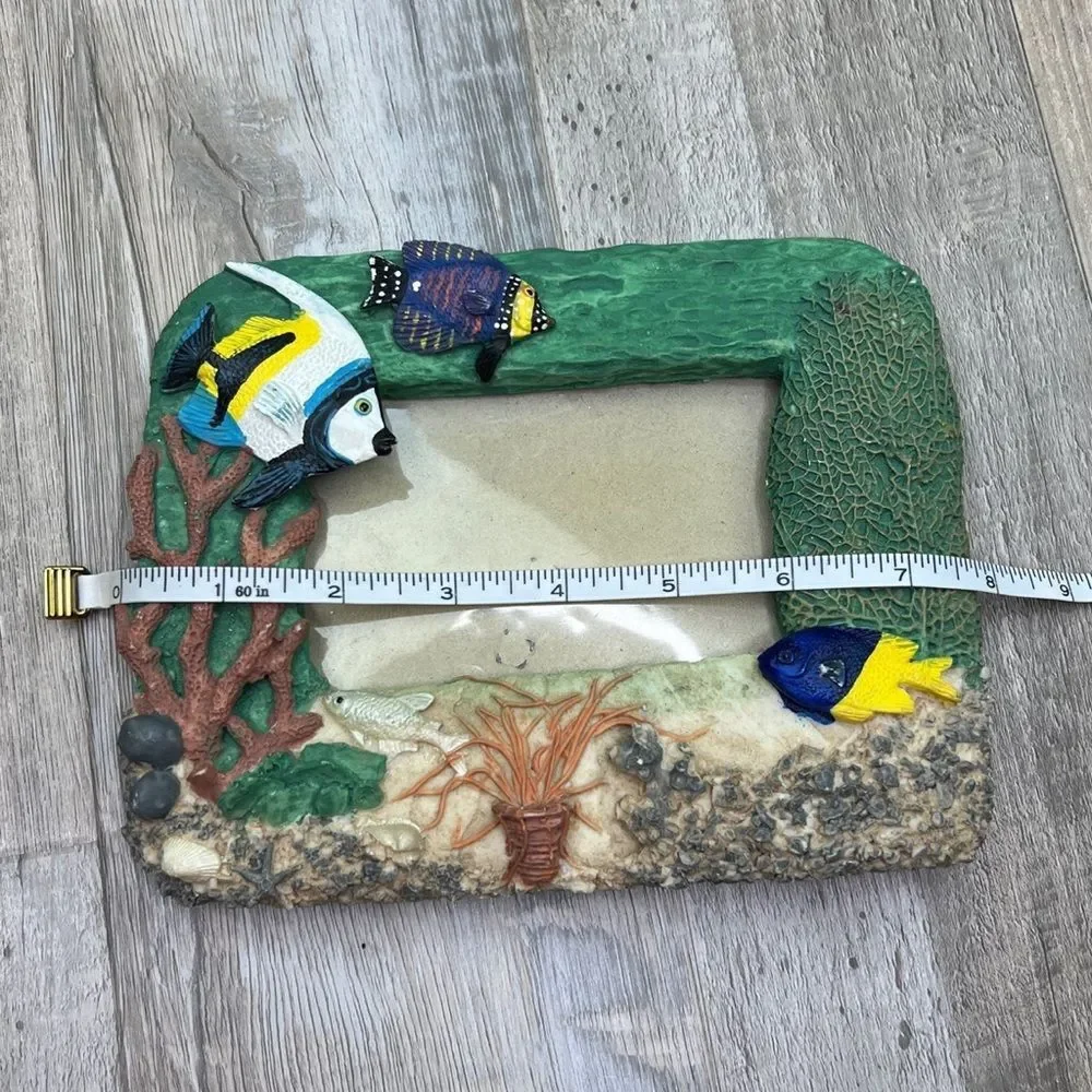 Sea Life Coral Fish Sea Fan Ocean Coastal Picture Frame